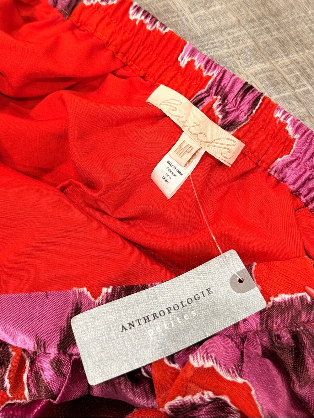 Anthropologie Hutch Tiered Maxi Skirt Purple NWT Size MP Fits Small Boho Flowy - Picture 10 of 11